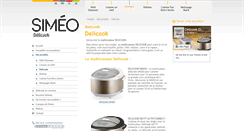 Desktop Screenshot of delicook.simeo.tm.fr